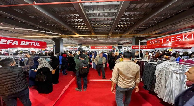 Bayram öncesi Malatyada başlayan alışveriş festivaline yoğun ilgi