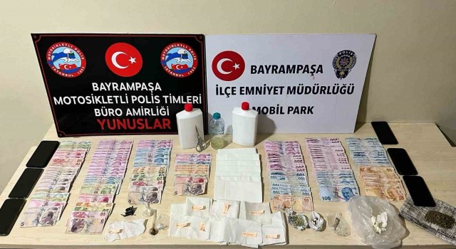 Bayrampaşada uyuşturucu operasyonu: 7 gözaltı