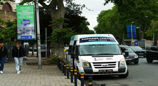 Beyoğlunda ücretsiz ring seferleri başladı