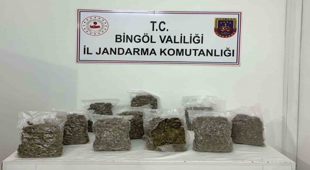 Bingölde 5 kilogram uyuşturucu madde ele geçirildi: 2 gözaltı