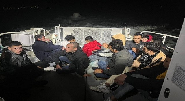 Bodrumda 17 düzensiz göçmen yakalandı