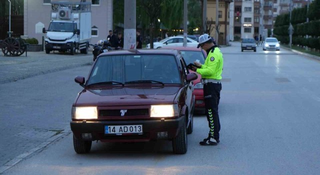 Boluda trafik denetimleri sıkılaştırıldı