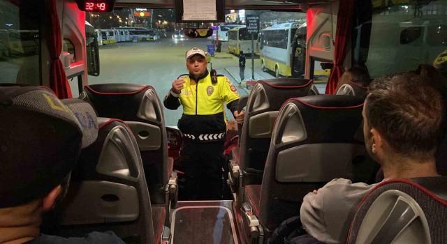 Bursada otobüslere bayram denetimi