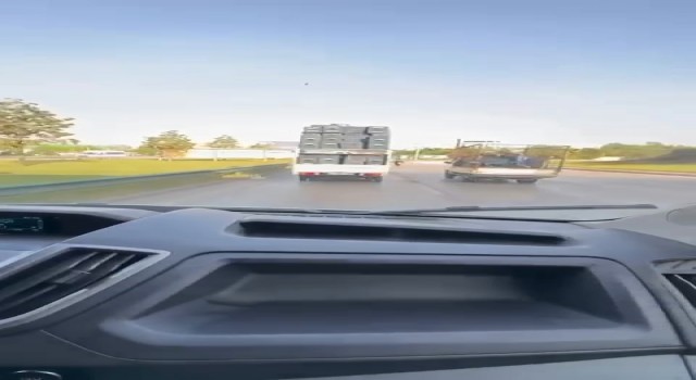 Bursada tehlikeli taşımacılık kamerada