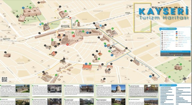 Büyükşehirden Kayseri turizm haritası