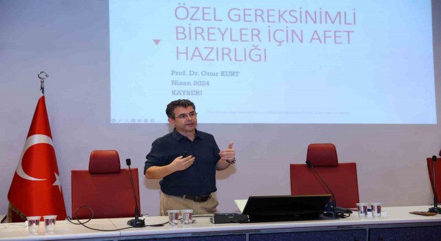 Büyükşehirden ‘Özel Gereksinimli Bireyler İçin Afet Hazırlığı semineri