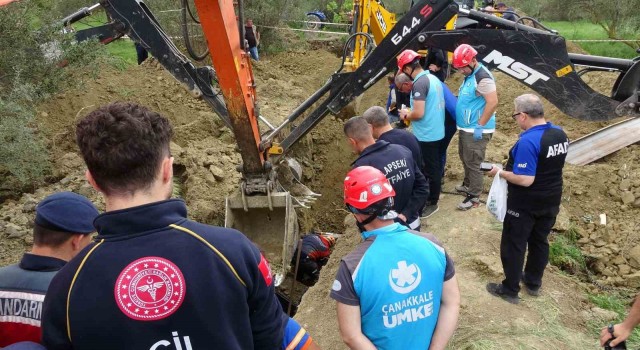 Çanakkalede 2 kişinin hayatını kaybettiği toprak kaymasında 1 gözaltı