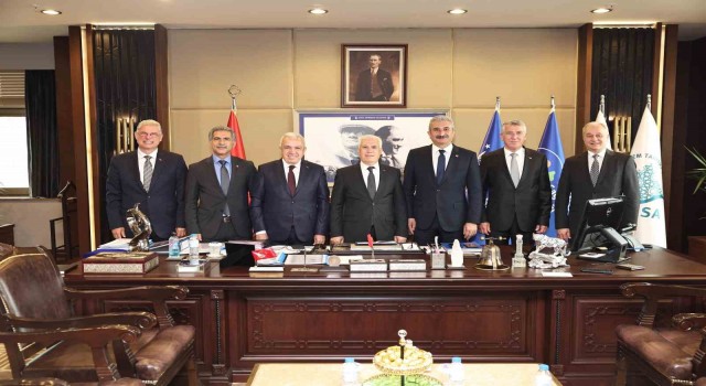 CHPli ilçe belediye başkanlarından Başkan Bozbeye ziyaret