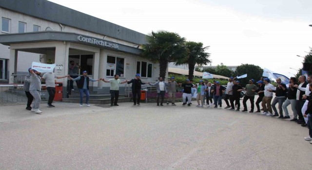 Contitech işçilerinden ‘keyfi işten çıkarma eylemi