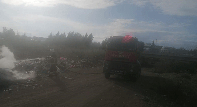 Çöplükte Yangın Paniği!