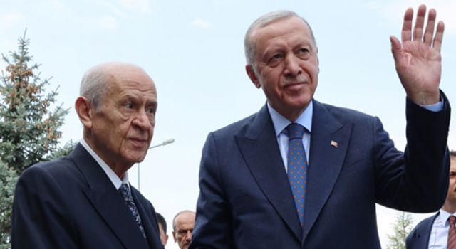 Cumhurbaşkanı Erdoğan ve Bahçeli Bir Araya Geldi