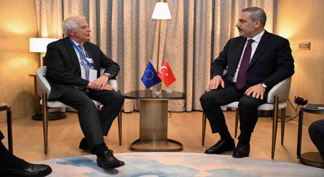 Dışişleri Bakanı Fidan, AB Yüksek Temsilcisi Borrell ile bir araya geldi