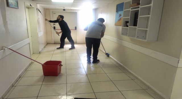 Diyarbakır Selahattin Eyyubi Devlet Hastanesinde temizlik seferberliği