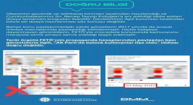 DMM: ‘AK Partide bylock kullananlar ifşa oldu iddiası doğru değildir”