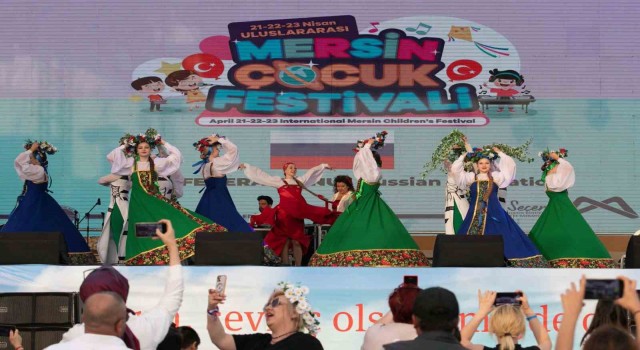 Dünya çocukları Mersindeki festivalde buluştu