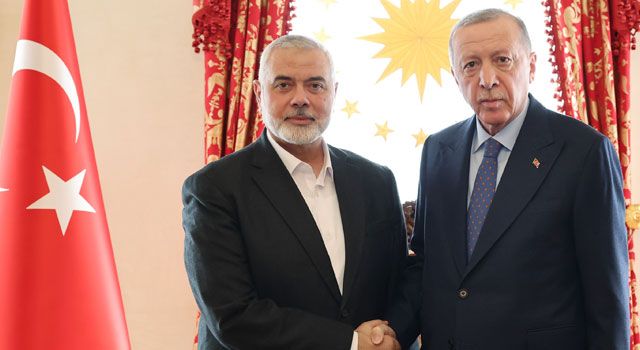 Erdoğan, Hamas Liderini Kabul Etti