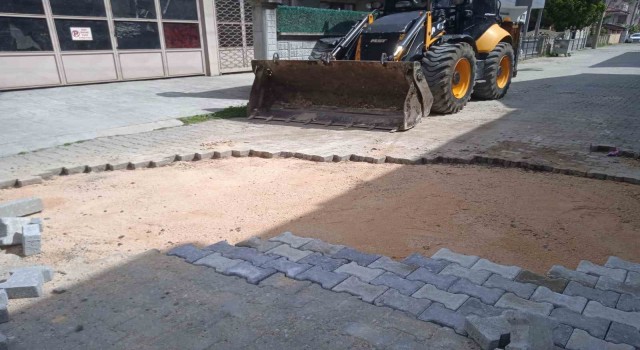 Erenlerde fen işleri ekipleri sahada