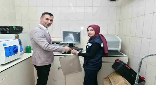 Esenyurtta veteriner hekimler unutulmadı