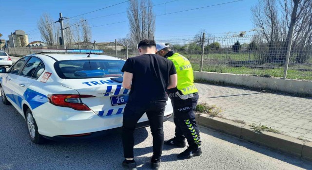 Eskişehirde 419 araç sürücüsüne cezai işlem