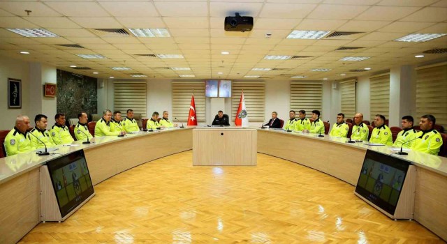 Eskişehirde Ramazan Bayramı trafik tedbirleri düzenlenen toplattı ile alındı