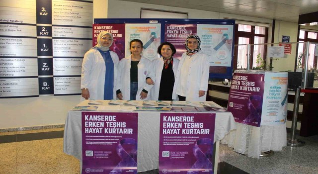 GAÜN Hastanesinde kanser farkındalığı etkinliği düzenlendi