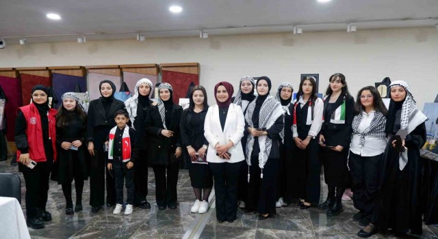 Gazzenin sesini fırçalarıyla tuvale çizdiler