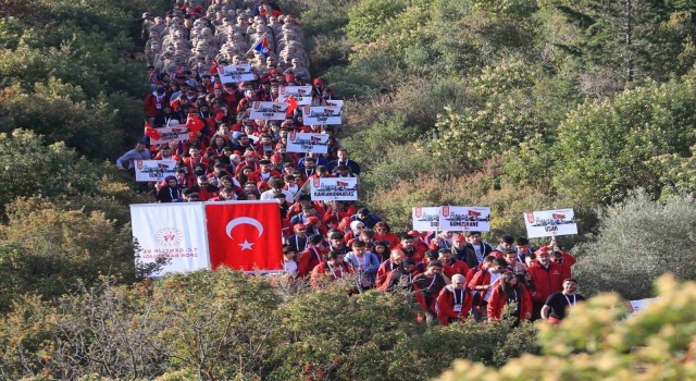 Gençlik ve Spor Bakanlığından 57. alaya vefa yürüyüşü