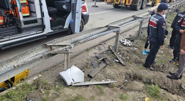 Giresunda otomobil denize uçtu: 1 ölü