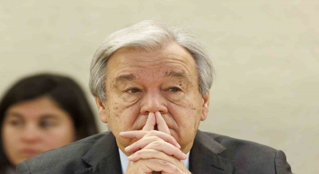 Guterres: “ Herhangi bir yanlış hesaplama zaten istikrarsız olan bölgede daha geniş çaplı çatışmalara yol açabilir”