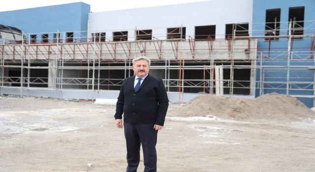 Havacılık ve Uzay Lisesinin inşaatı hızla ilerliyor