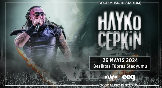 Hayko Cepkin, 26 Mayısta Beşiktaş Stadyumunda