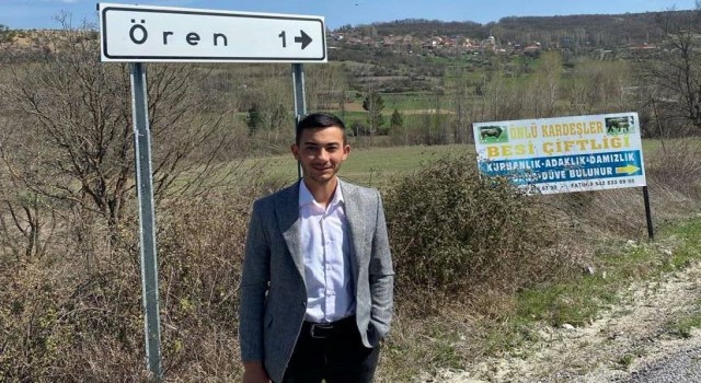 Hisarcıkta 23 yaşındaki genç köy muhtarı seçildi