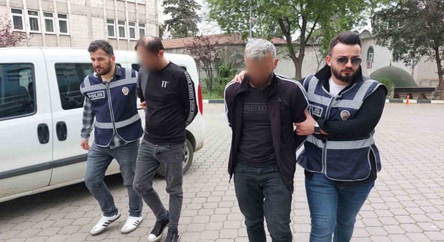 İnşaattan elektrikli vinç çalan 2 kişi yakalandı