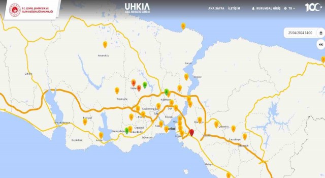 İstanbulda etkili olan toz salınımında en kalitesiz hava Göztepede