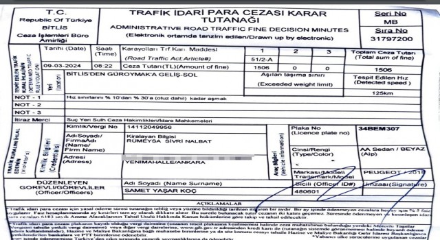 Kimlik dolandırıcılığı gerçeği trafik cezasından ortaya çıktı