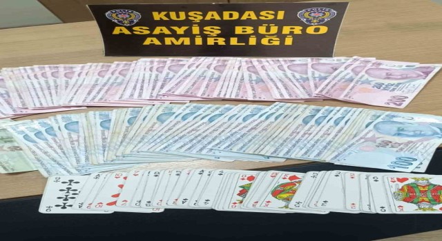 Kuşadasında kumar operasyonu