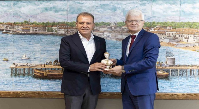 Litvanya Büyükelçisi Degutis'ten Başkan Seçer'e ziyaret
