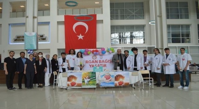 MEAHta organ bağışı farkındalığı için stant kuruldu