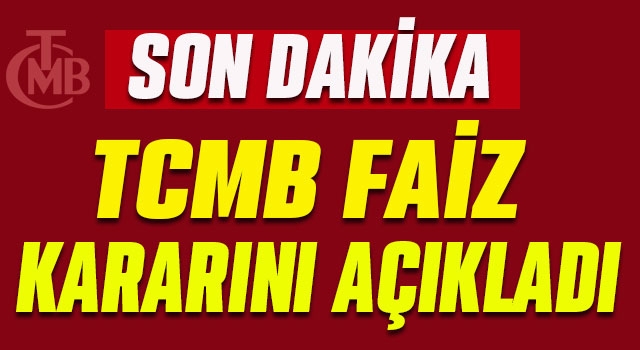 Merkez Bankası Faiz Oranlarını Sabit Tuttu