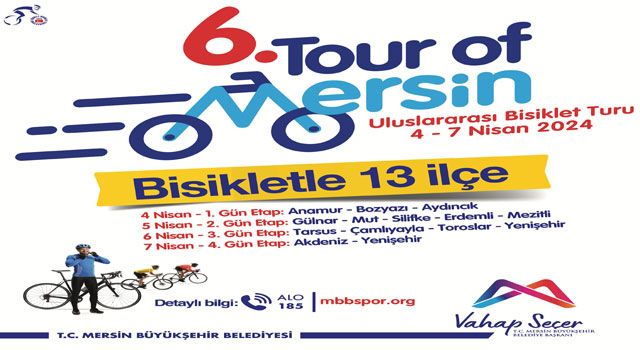 Mersin'de Bisiklet Şenliği: 6. Tour of Mersin Başlıyor