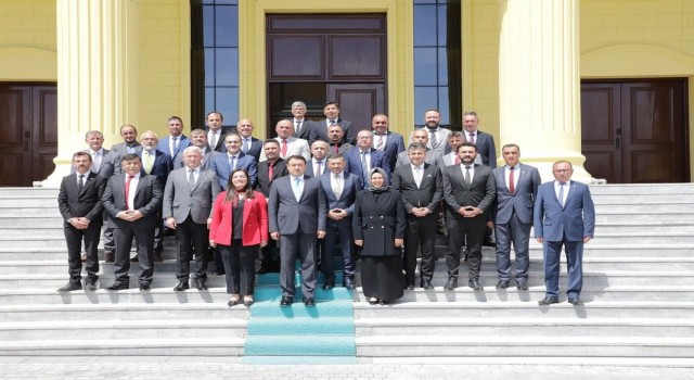 Milletvekili Ahmet Erbaş, ilçe ve belde belediye başkanları Kütahyada