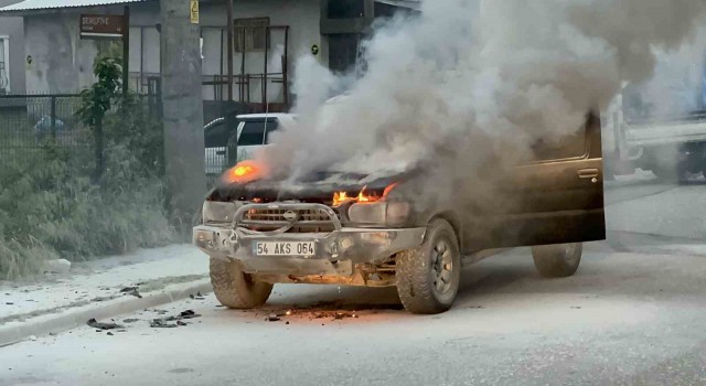 Motoru alev alan cip alev alev yandı