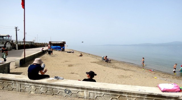 Mudanyada deniz sezonu erken açıldı