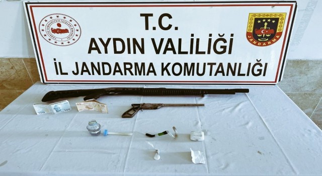 Nazillide jandarma ekipleri uyuşturucuya geçit vermiyor: 1 tutuklama