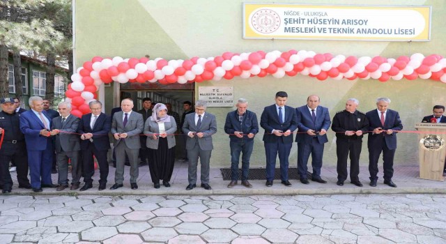 Niğdede iki okula şehitlerin ismi verildi