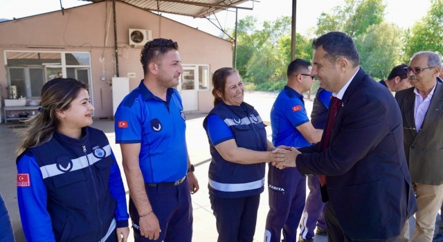 Ortaca Belediyesinde bayramlaşma