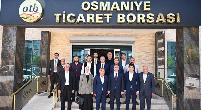 Osmaniye Belediye Başkanı Çenet Ticaret Borsası'nı Ziyaret Etti