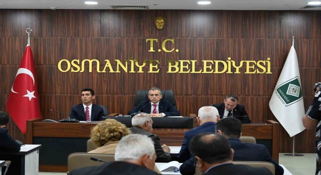 Osmaniye Belediyesinde yeni dönemin ilk meclis toplantısı yapıldı