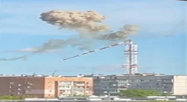 Rusya, Ukraynanın Harkov şehrindeki TV kulesini vurdu