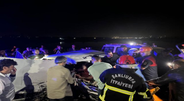 Şanlıurfada feci kaza: 1 ölü, 2si ağır 5 yaralı